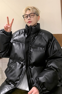 港风鳄鱼纹钢印字母设计棉衣男MY77093P120控168 抖音控198图片