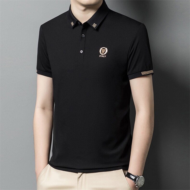 夏季新款纯棉短袖T恤男上衣中青年男士休闲半袖POLO衫SW506-P63,男装Polo衫,星座1105-3