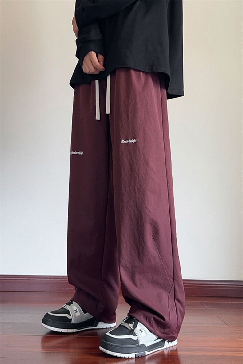 2025春季新款内景大码美式刺绣直筒裤M-5XHK24774-特P35,男装休闲裤,电商A022