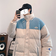 新款男百搭设计感港风棉衣M063-P90控148，男装棉衣，星座717