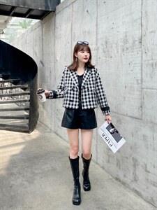 韩版小香风小外套图片