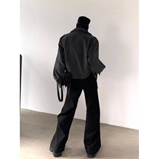 假两件毛呢大衣男加厚短款廓形轻熟风夹克外套1001-1-J885-P85，男装夹克，星座1001-1