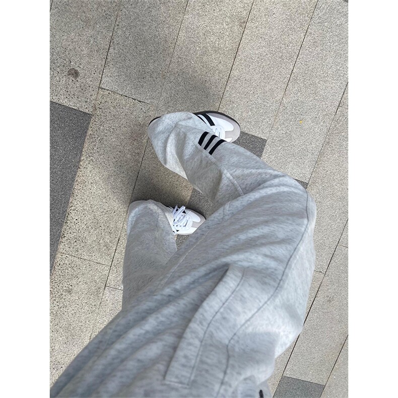 加绒加厚三条杠校服裤子男款秋冬三道杠卫裤-WK01-P45加绒55,男装休闲裤,星座1007（原301D）