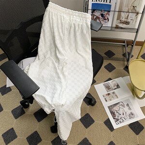 218-1-P37-KK771夏季宽松休闲百搭裤图片