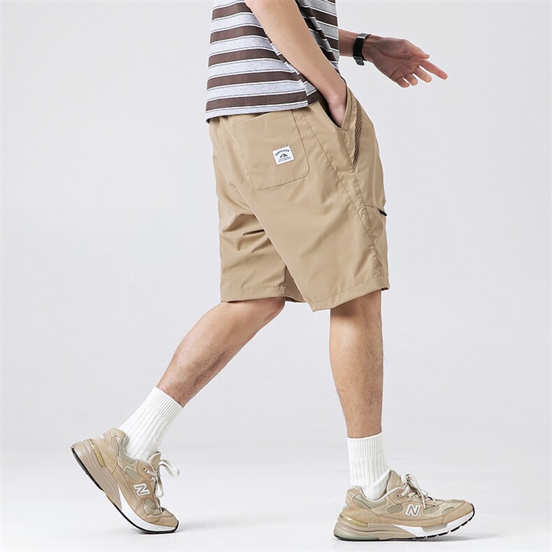 外27-2GANYOU日系纱网拼接立体袋休闲短裤DK08-P65,男装休闲裤,新杭派外27-2
