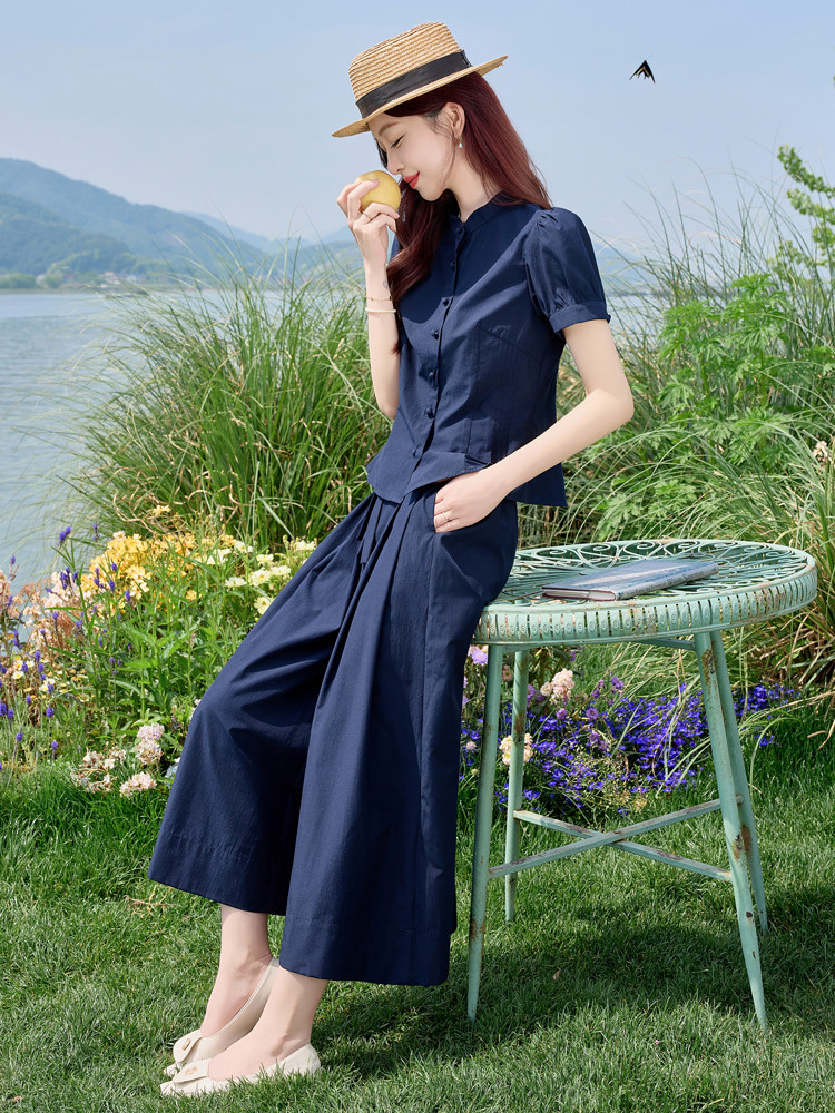 巨好看大方得体裙裤套装女2026夏季新款时尚减龄遮肉贵夫人两件套,女装套装/套裙,水衣源