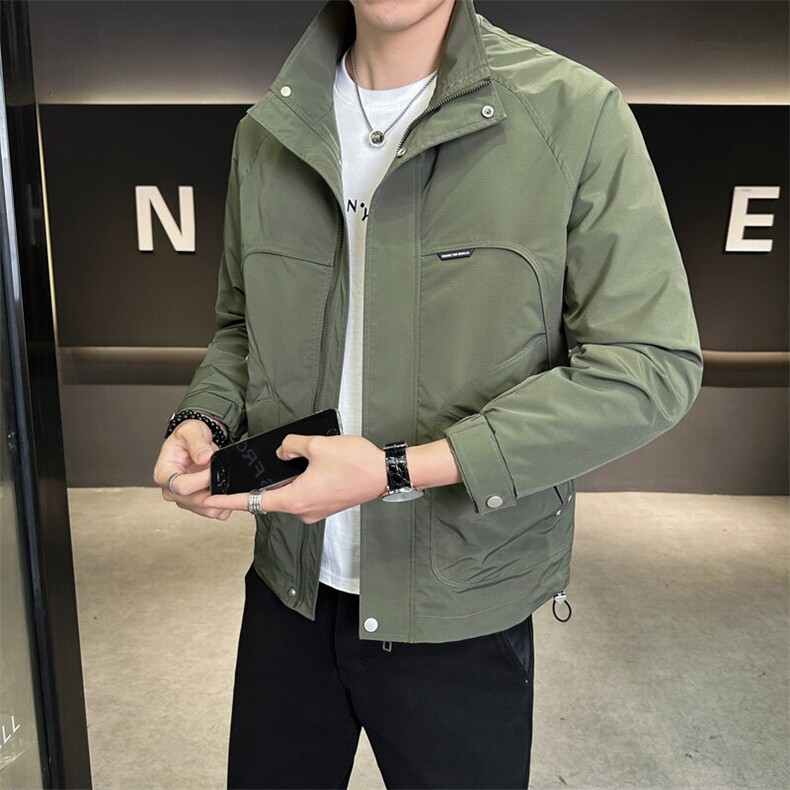 工装夹克男休闲上衣多口袋立领夹克DS-A329-JK5092-P95,男装夹克,电商A329