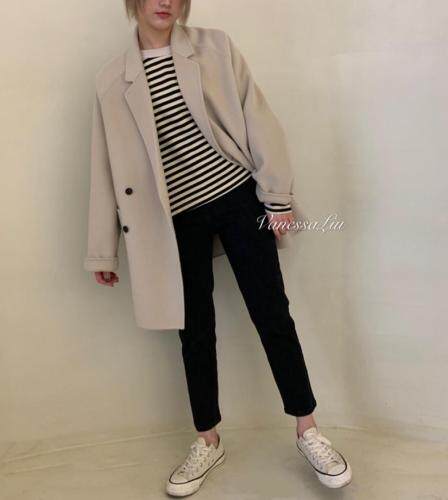 冬装新款双面羊绒大衣，女装，Vanessa Liu