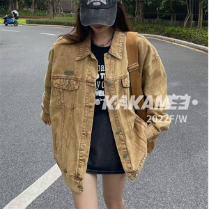 标准翻领新款潮长袖青春流行百搭夹克气质简约男潮流秋冬季文艺图片