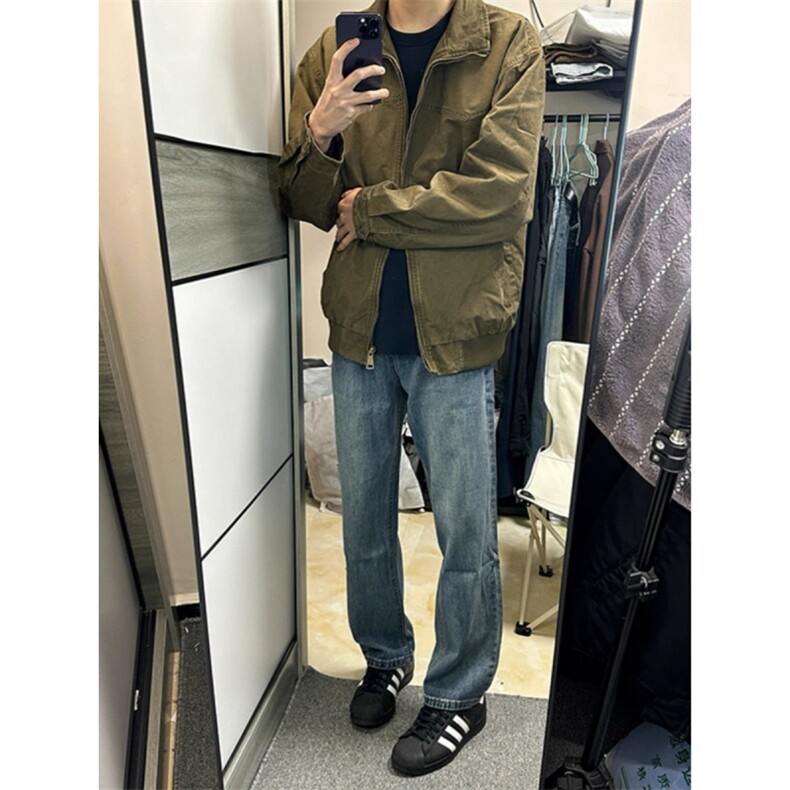 706-1-JK8212-P68特P现货秋季哈灵顿工装夹克男vibe美式外套,男装夹克,星座706-1
