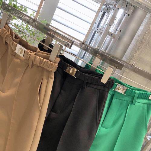 腰带西装面料中裤，女装西装，G55