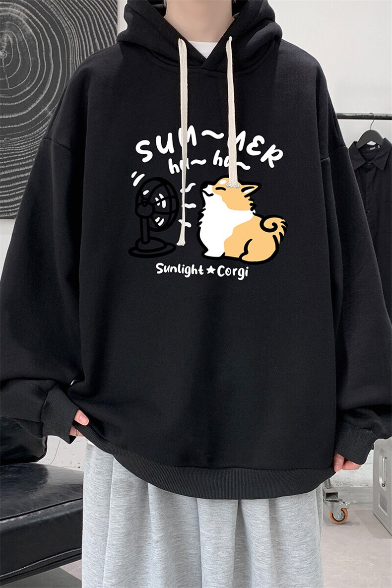连帽卫衣男大码胖子帽衫大号运动服WY2420-P35,男装卫衣,电商A040