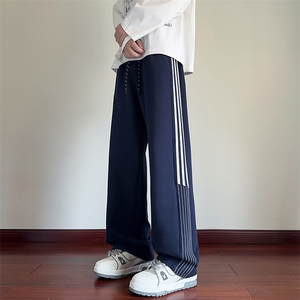 重磅华棉美式三条杠男大码休闲卫裤K25089特P35 K25089J加绒特P40图片