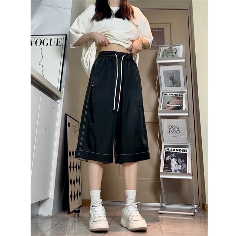 夏季新款潮牌仿天丝牛仔高级感冰丝垂感休闲七分裤男2560特P31,男装牛仔裤,电商C305A