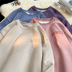 B01XZ517A-6P48秋冬新款麂皮绒卫衣，男装卫衣，星座517A-6