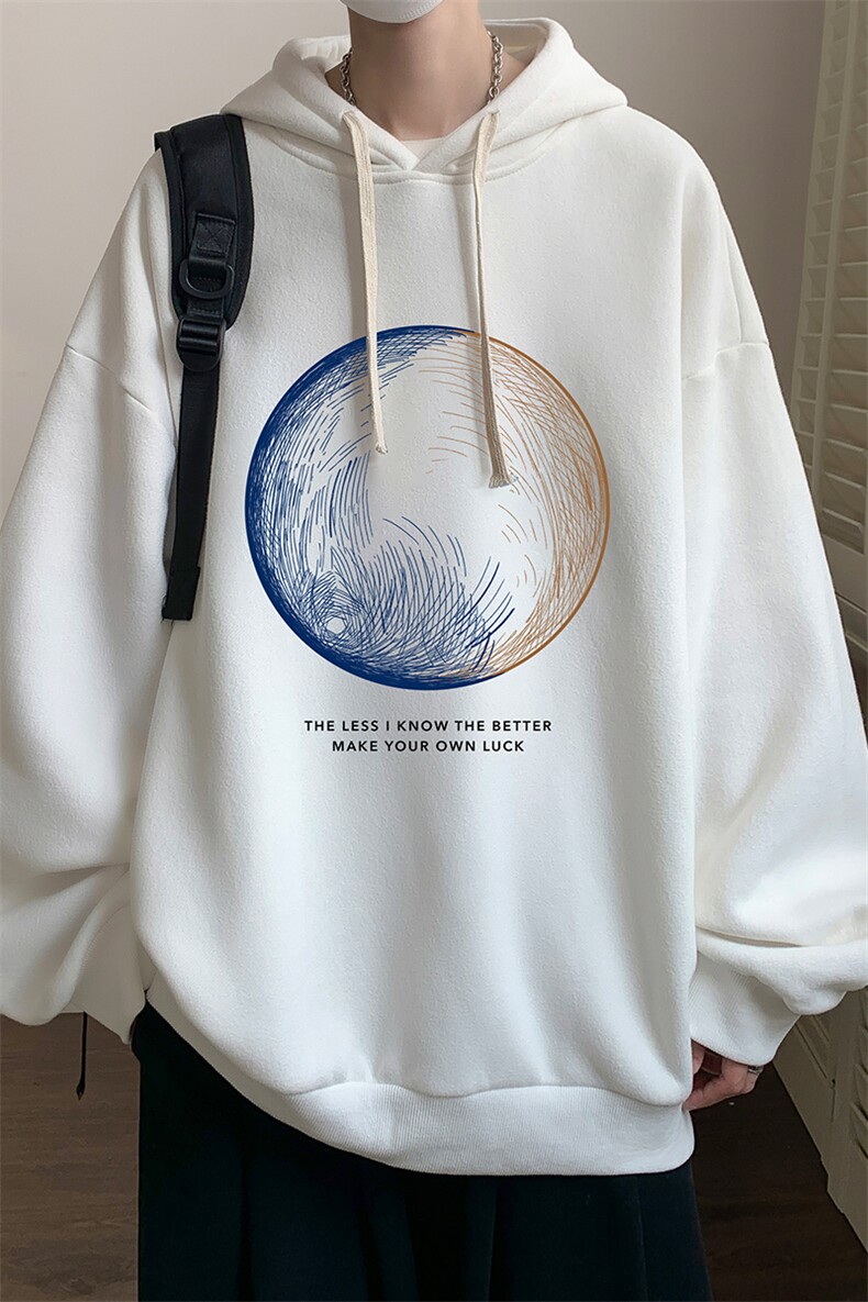 连帽卫衣男大码运动服帽衫外套WY2330-P35加绒款-P40,男装卫衣,电商A040
