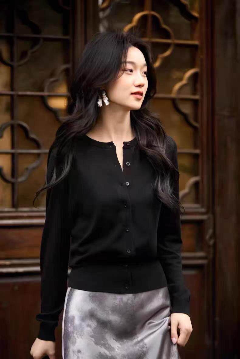 大码夏季胖MM韩系小众设计感显瘦上衣,针织衫/毛衣,更慕羊绒