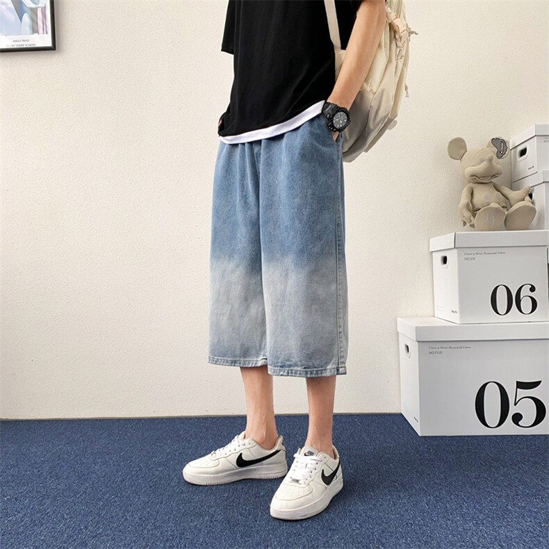潮流春季牛仔裤男牛仔七分裤K826P38,男装牛仔裤,星座1116-2