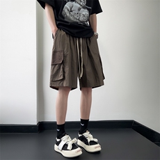 夏季速干机能休闲短裤男宽松潮流五分裤工装短裤K1002P28，男装牛仔裤，电商C323