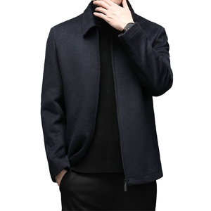SNNYM99652秋冬新款男士羊毛外套羽绒内胆休闲保暖夹克大衣P235图片