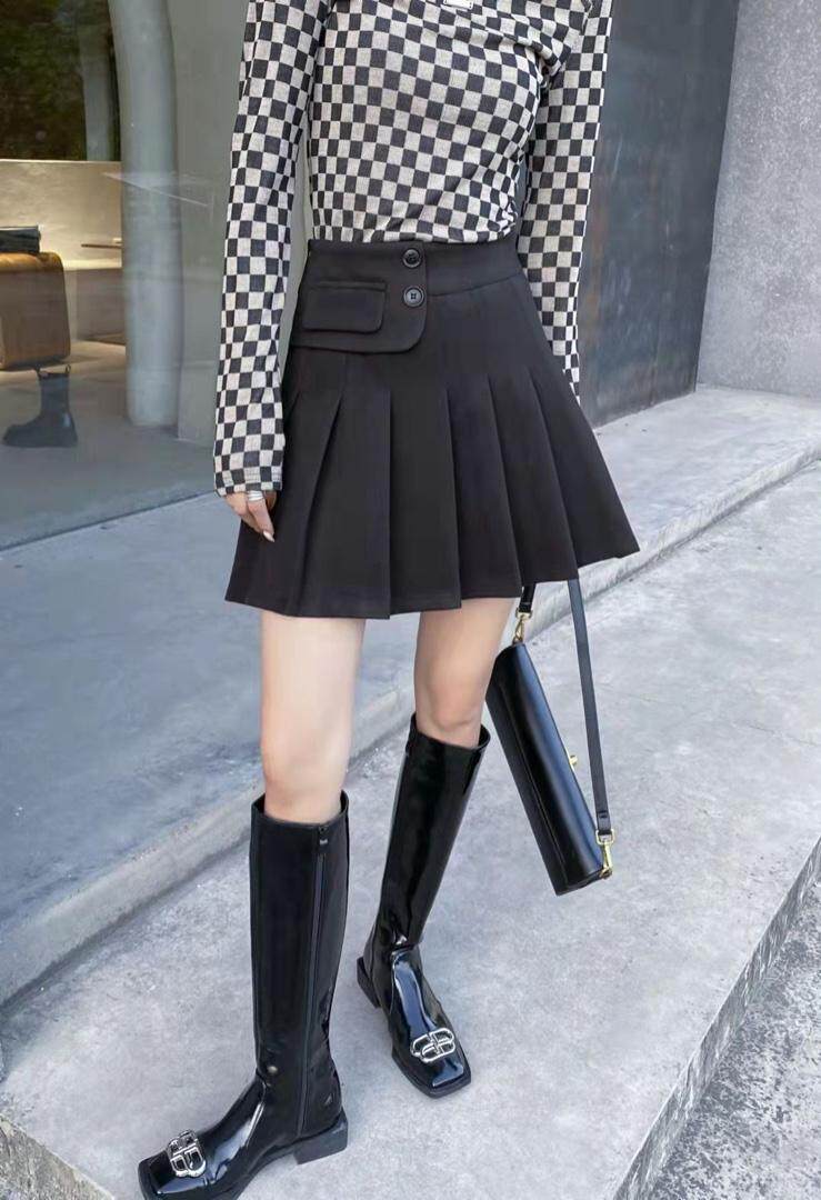 主推款百搭显瘦百褶短裙，其它，火爆地带