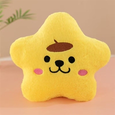 文鸿毛绒玩具 星星布狗狗