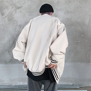 夹克男女春秋季美式宽松情侣棒球服oversize外套JK055-P58图片