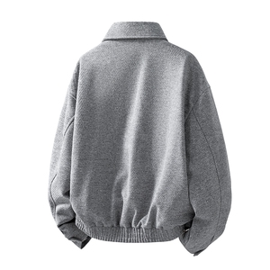 美式重磅高品质夹克秋季开衫外套男SY8818特P81控168 大码4-8XL+5图片