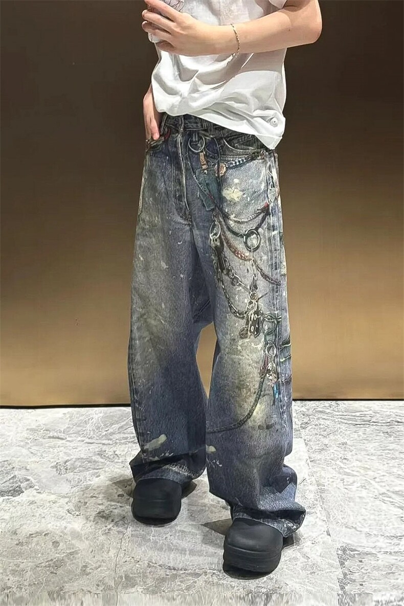 【套图3】903-AK91-特P70【98】S-3XL印花牛仔裤！1,男装牛仔裤,星座903