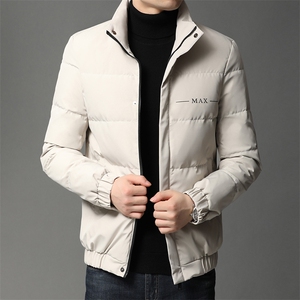 冬季新款休闲羽绒服男立领中年爸爸保暖外套上衣HPN68801-P250,口红如何与衣服搭配图片