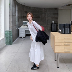 2025春夏秋款百搭连衣裙A018-P1302-D015，女装连衣裙，2D015