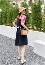 时尚韩版休闲修身连衣裙，显瘦中长款，女装连衣裙，时尚靓姿