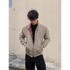 短款哈灵顿夹克男美式复古卡哈特工装外套机车棒球服JK669特P60，男装夹克，星座908-1