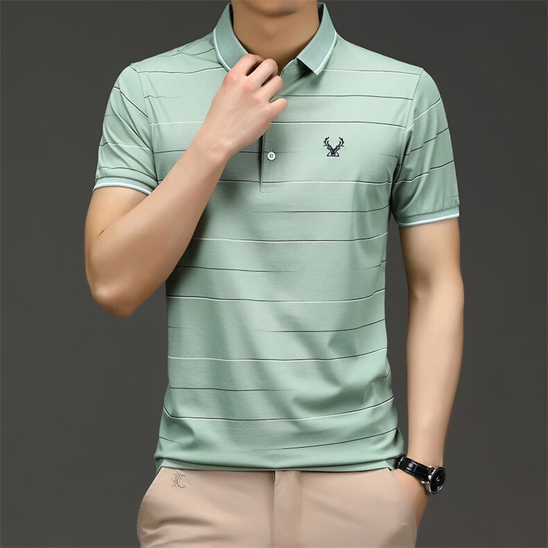 短袖polo衫男士时尚上衣翻领百搭夏季商务宽松潮流T恤SQ8801-P50,男装Polo衫,星座1105-3