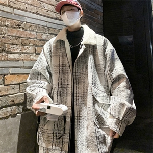 羊羔毛棉服男2025冬季新款休闲外套潮牌棉衣棉袄 M199 P110 控158图片