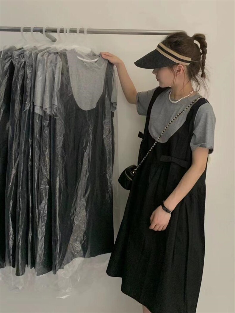 假两件连衣裙，女装连衣裙，戈朴
