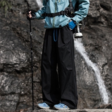 秋季新款山系机能褶皱防水设计休闲冲锋裤B315-K25332-特p30控58，男装休闲裤，电商B315