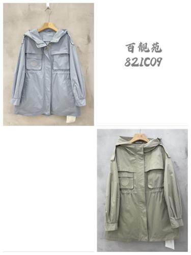 春装风衣外套，牛仔外套系列款。，女装风衣，百靓苑