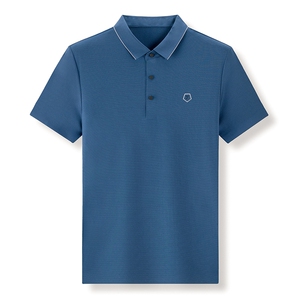 短袖T恤上衣服男士夏季新款中青年男装翻领休闲polo时尚百搭男装图片