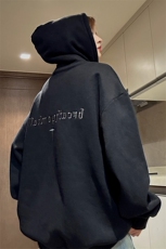 DC5311-TP55控价78冬季时尚潮牌刺绣卫衣男女加绒加厚保暖上衣，男装卫衣，电商A102-1