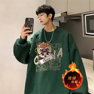 龙年卫衣 冬季加绒加厚卫衣男女外套DY5520常规特P28加绒特33图片