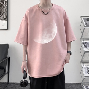 麂皮绒短袖t恤男大码半袖男 JD82426-P25图片