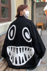 秋冬男士韩版圆领印花套头卫衣情侣宽松打底衫A071-W11-P60，男装卫衣，电商A071