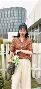 纯苎连衣裙小衫裤子裙子衬衣 时尚风 风淑女风休闲风,女装连衣裙,川哲