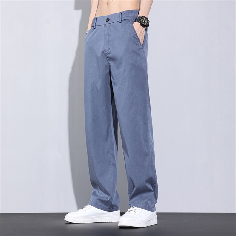 2024夏季牛仔裤男宽松薄款潮牌莱赛尔休闲裤1036-P45支持活动，男装牛仔裤，星座224
