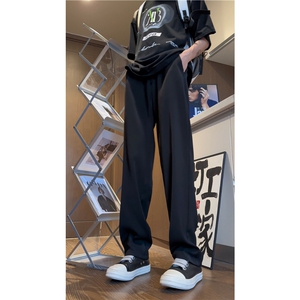 抖音品质夏季潮流修身垂感小脚西裤休闲裤B315-K24125-特p30控58图片