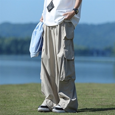 夏季新款美式宽松工装裤男潮牌机能宽松休闲裤现货K7995-P44，男装休闲裤，星座512-3