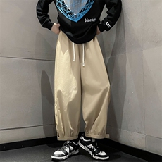 2023夏季新款韩版宽松阔腿裤潮流日系工装休闲裤K3791-P35，男装休闲裤，星座512-2