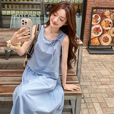 现货-夏季新款假两件连衣裙显瘦时尚连衣裙203-8930-P135-K189，女装连衣裙，帛锦泉