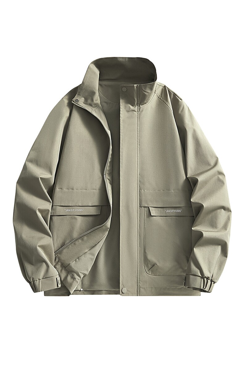 春秋潮流休闲百搭外套男士休闲立领大口袋户外夹克宽松2524-P50,男装夹克,星座1403A